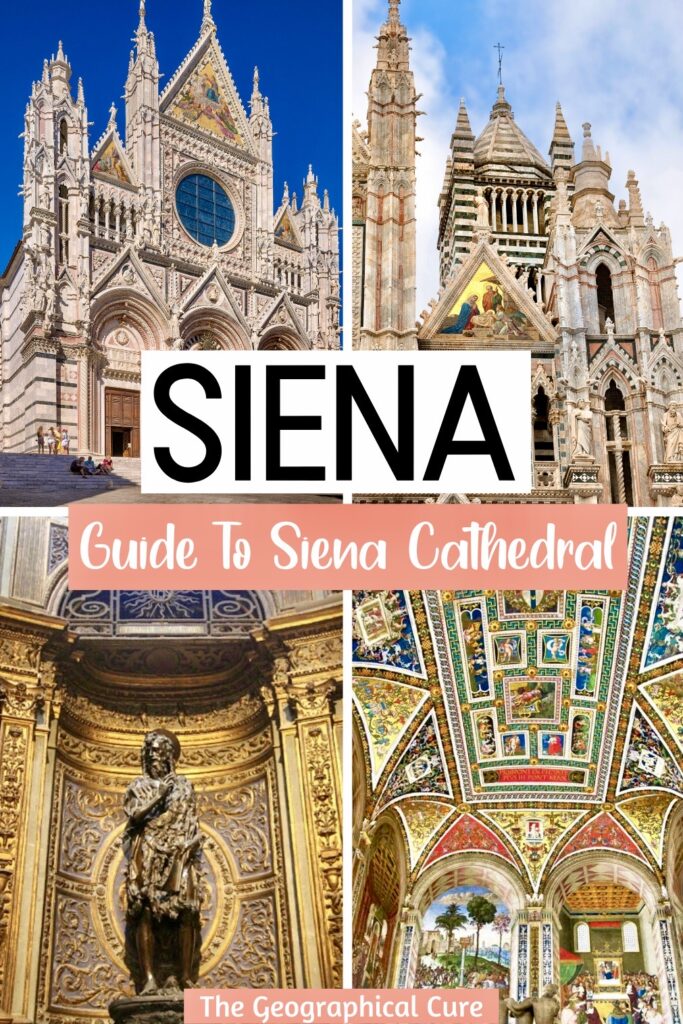 Pinterest pin fro guide to Siena Cathedral