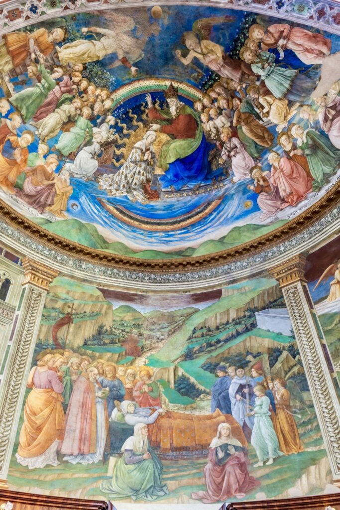 Lippi frescos in the apse