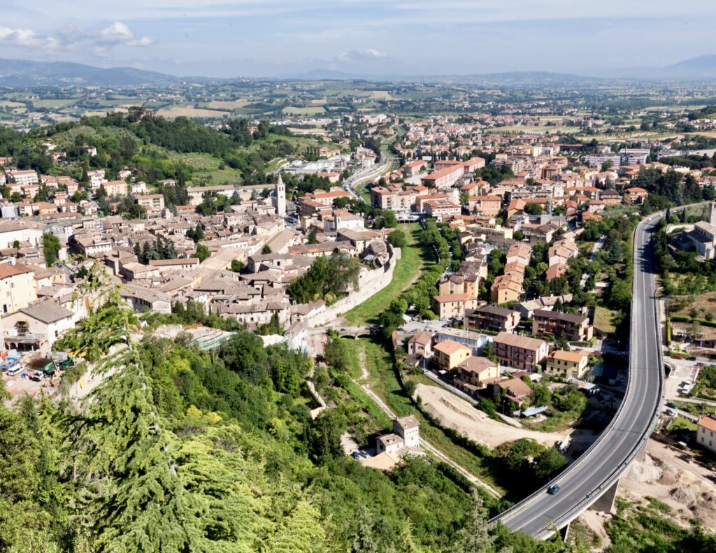 cityscape of Spoleto