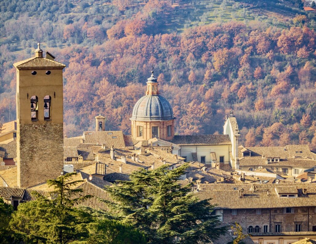 city scape of Spoleto 