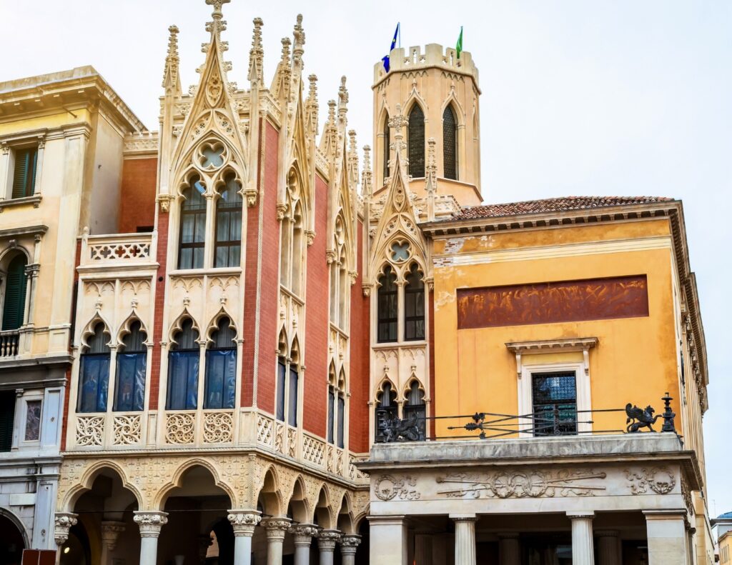 beautiful building housing the Caffe Pedrocchi