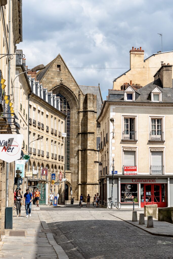 street in historic Rennes