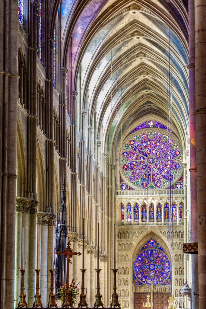 nave and rose window 