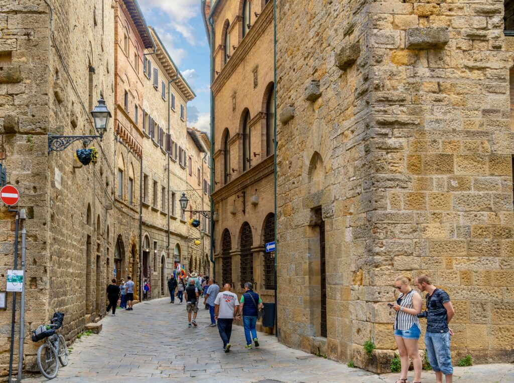 street in Volterra