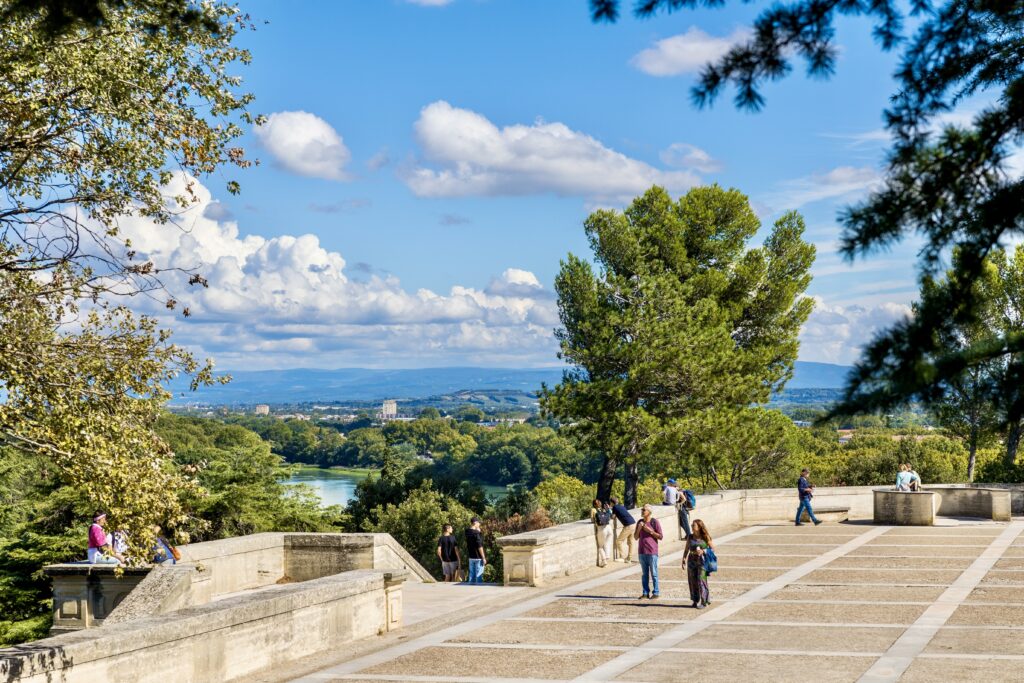 viewing terrace of the Jardin des Doms