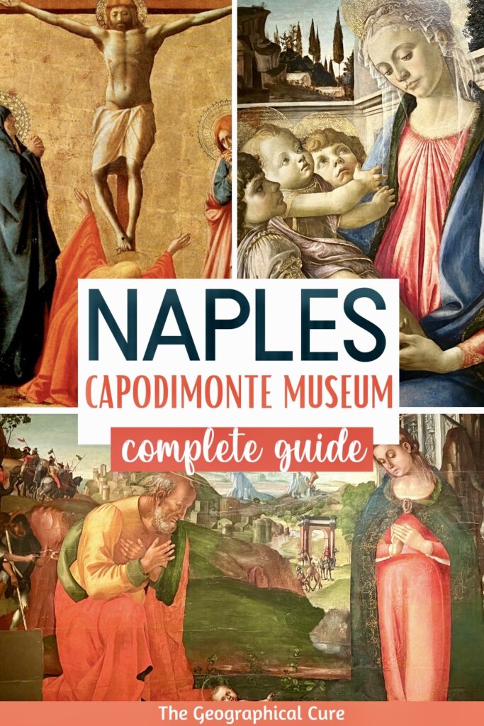 Pinterest pin for guide to the Museo di Capodimonte