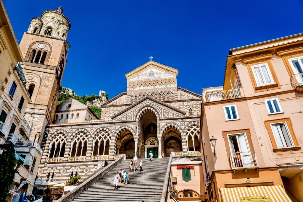 facade of Amalfi Cathedral
