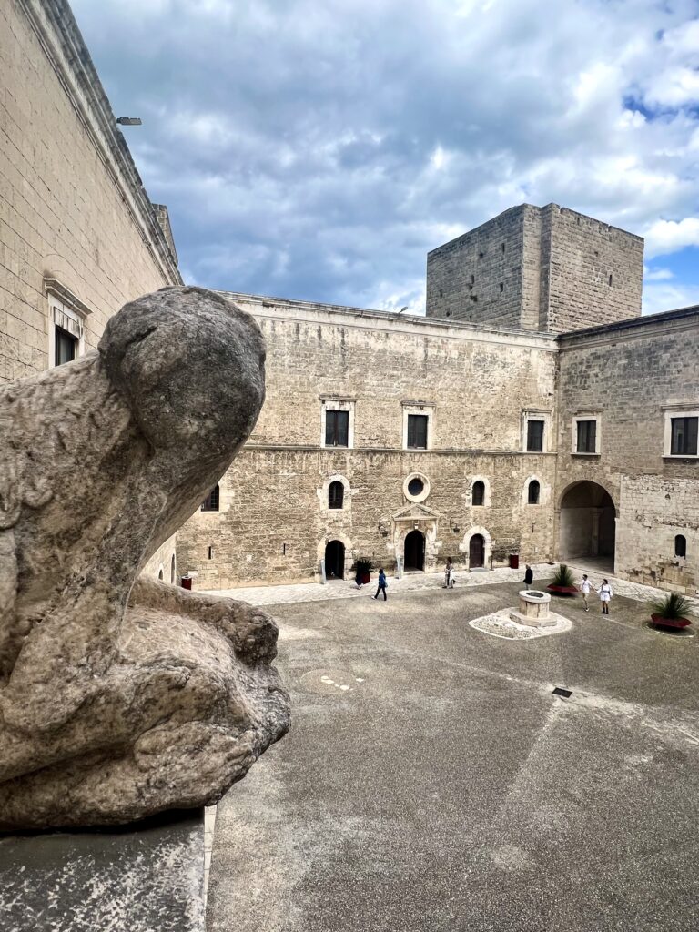 castle courtyard