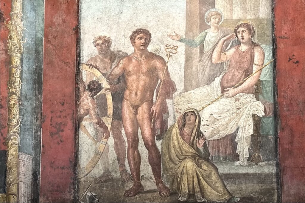 Jupiter fresco in the House of the Vettii