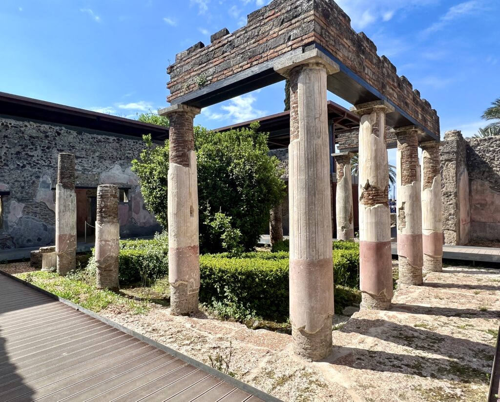 peristyle of the Villa of Diomedes