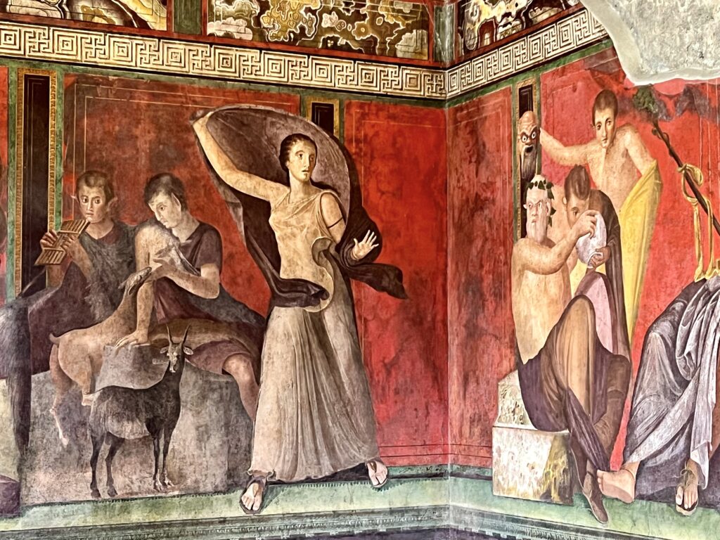 Dionysian fresco in the Villa of Mysteries