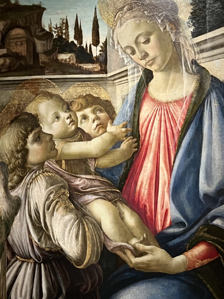 Botticelli, Virgin and Child with Two Angels, 1468-69