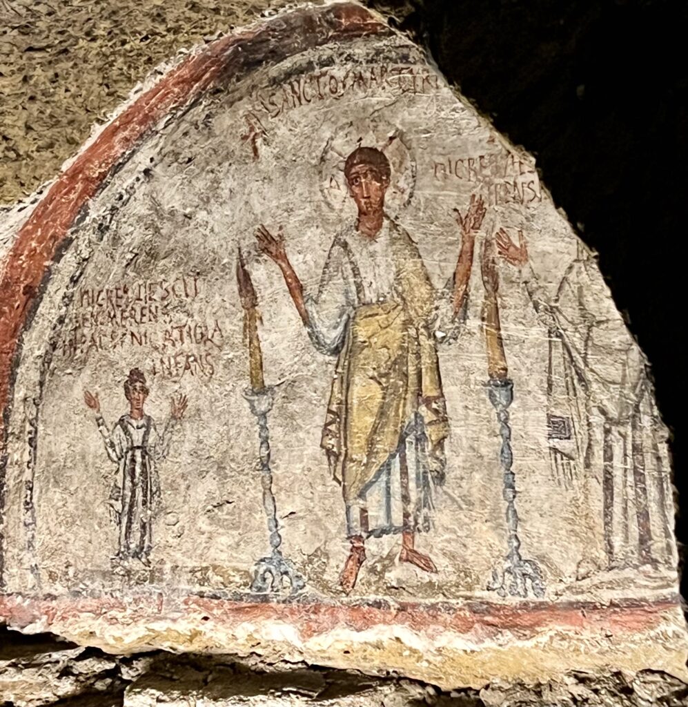 fresco of Gennaro