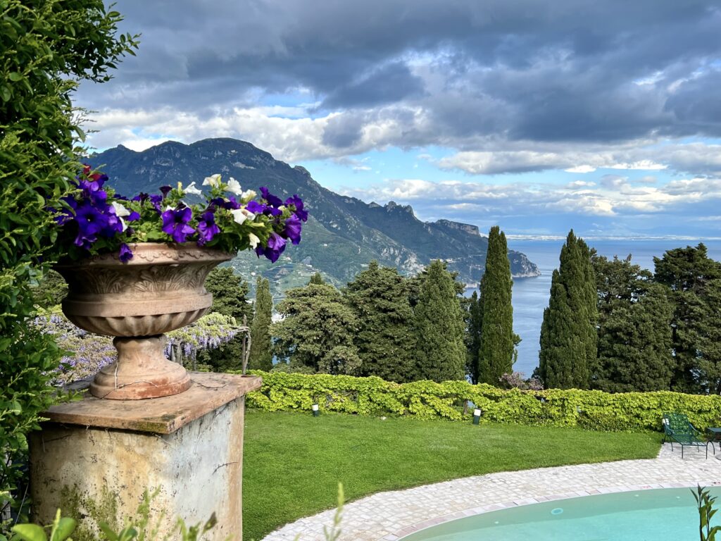 views from the Hotel Villa Cimbrone