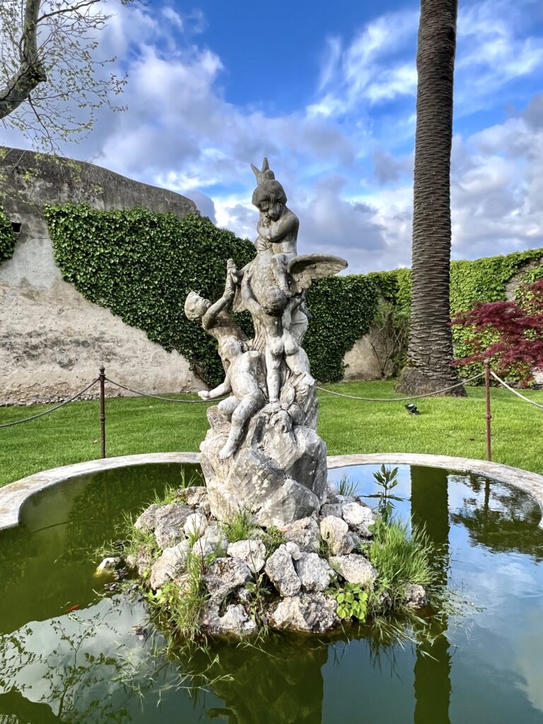 sculpture in fountain