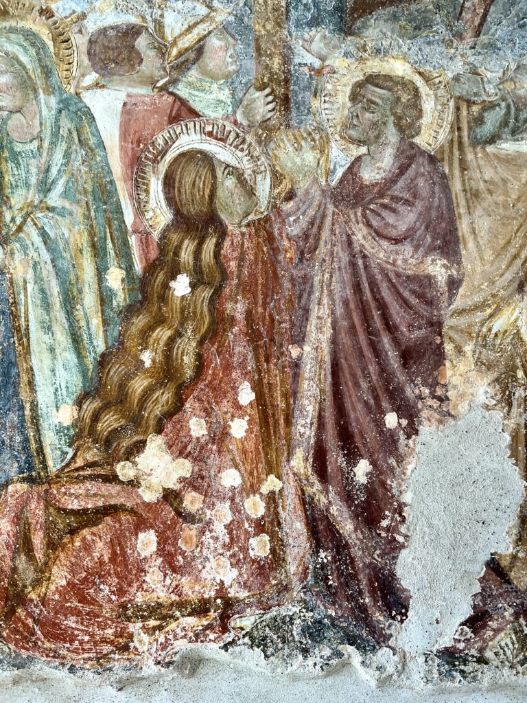 fresco in the cloister
