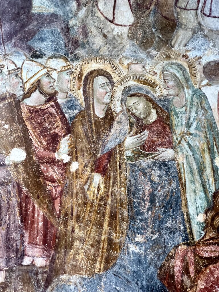 fresco in the cloister