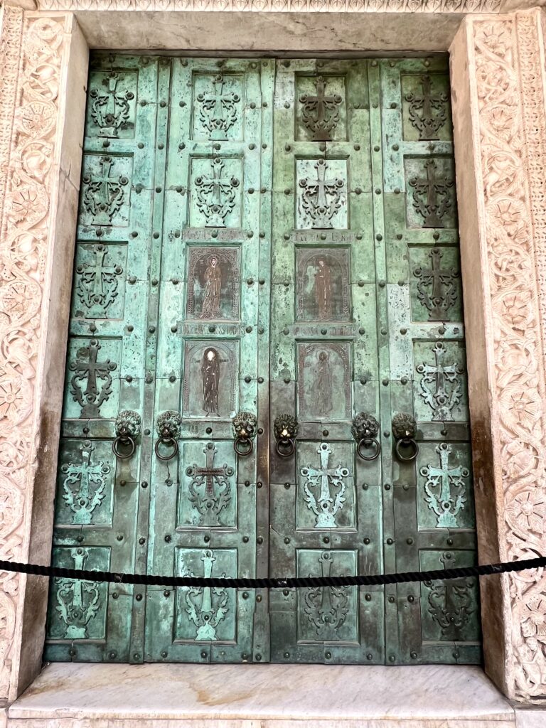 original bronze doors from the 11th century