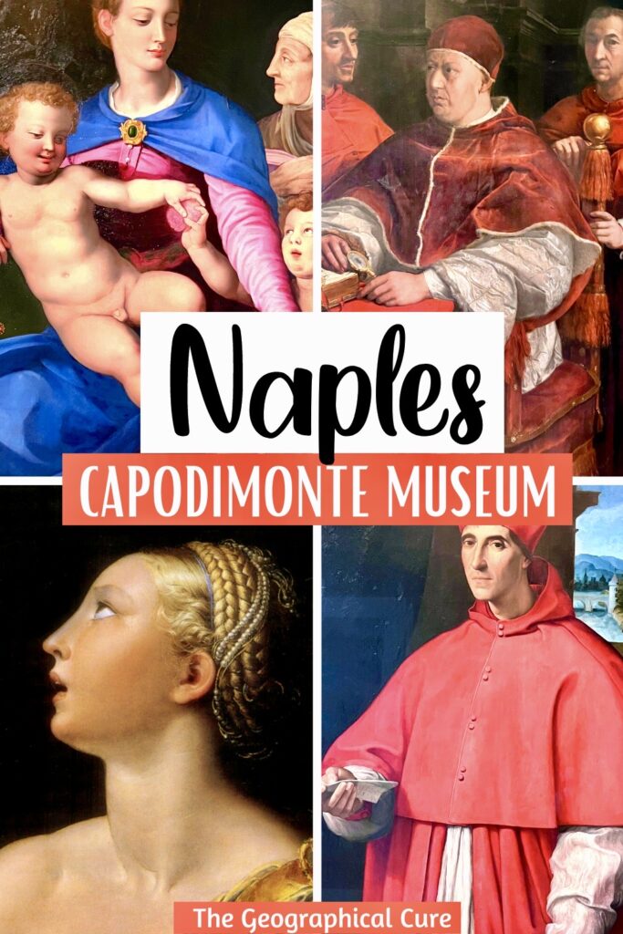 Pinterest pin for guide to the Museo di Capodimonte