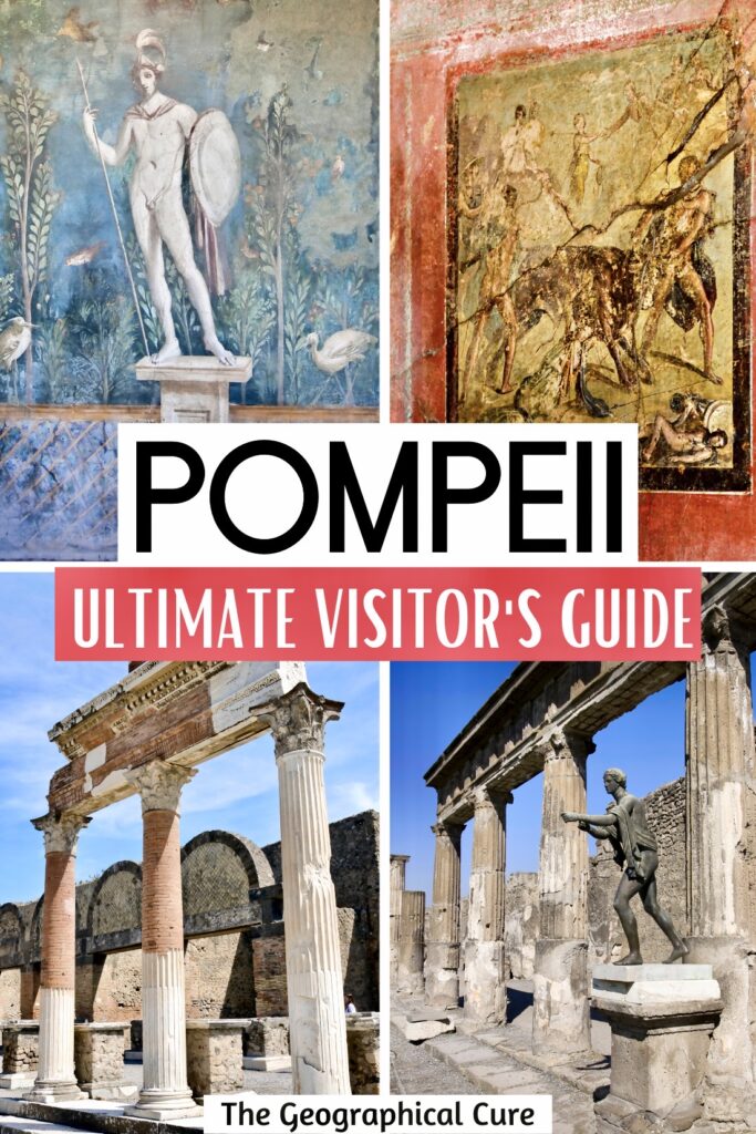 Pinterest pin for guide to visiting Pompeii