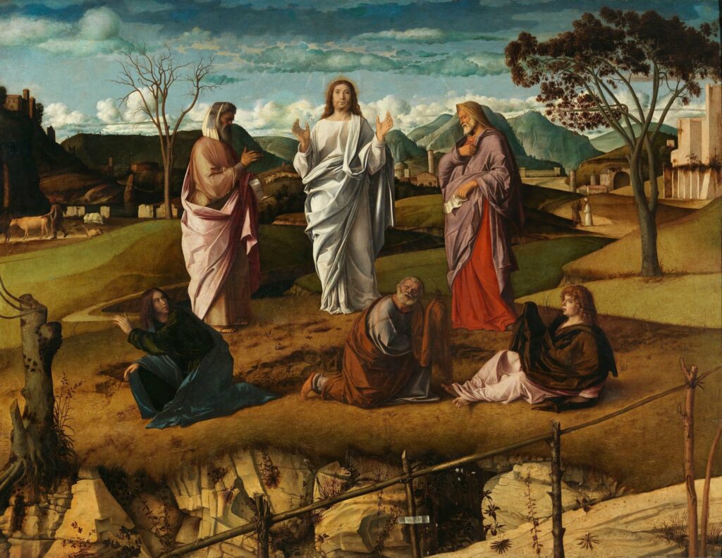 Giovanni Bellini, Transfiguration of Christ, 1480
