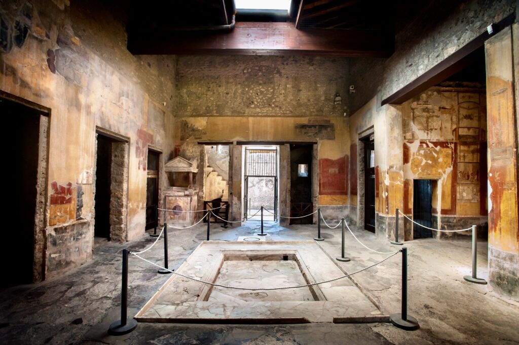 entrance vestibule in the House of Menander