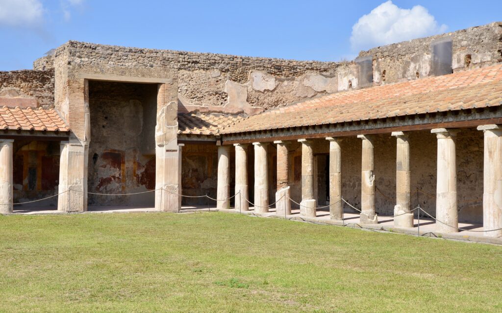 Courtyard of Stabian Baths 