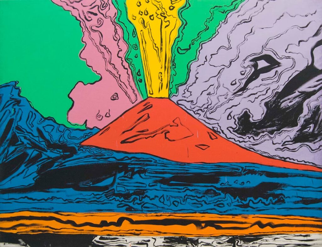 Andy Warhol, Vesuvius, 1985