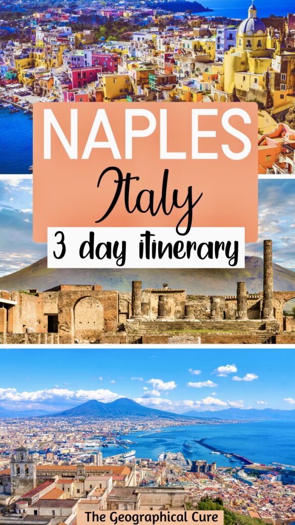 Pinterest pin for 3 days in Naples itinerary
