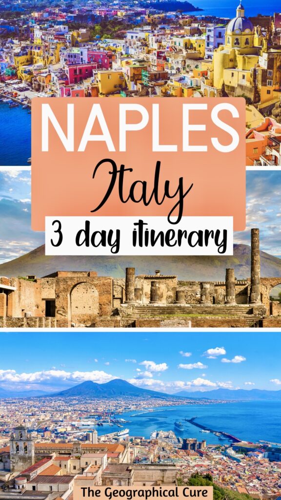 Pinterest pin for 3 days in Naples itinerary