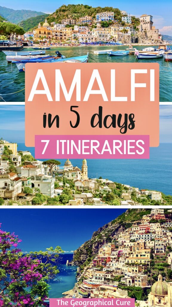 Pinterest pin for 5 days in the Amalfi Coast