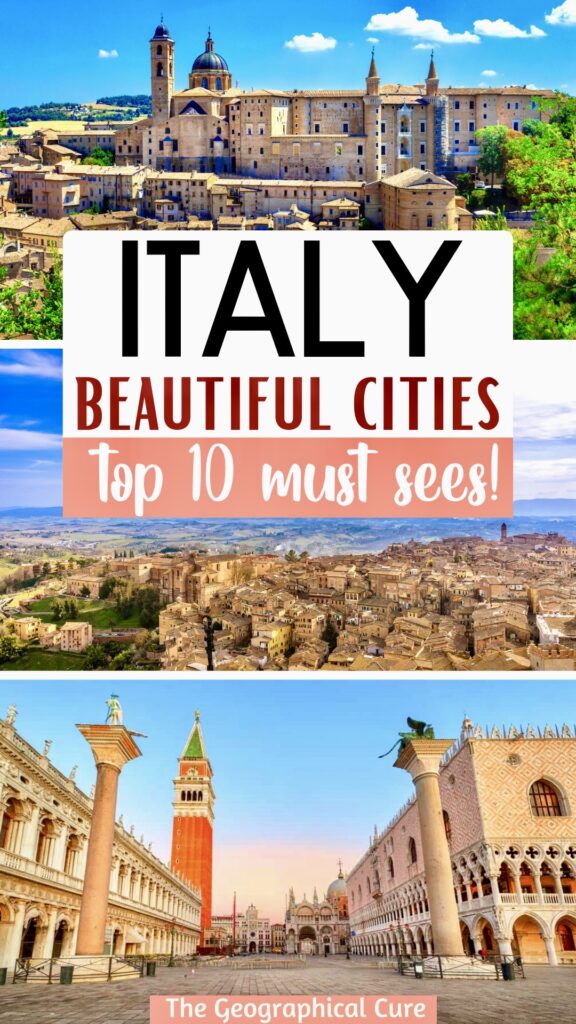 Pinterest pin for 10 beautiful cities in Italy