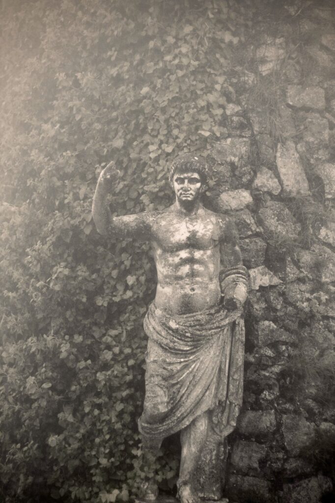 statue of Tiberius at Villa Jovis