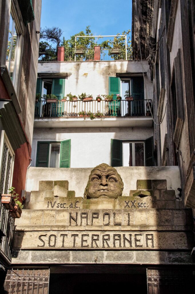  entrance to the Naples Underground