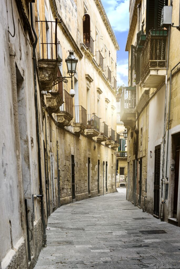 lane in Lecce