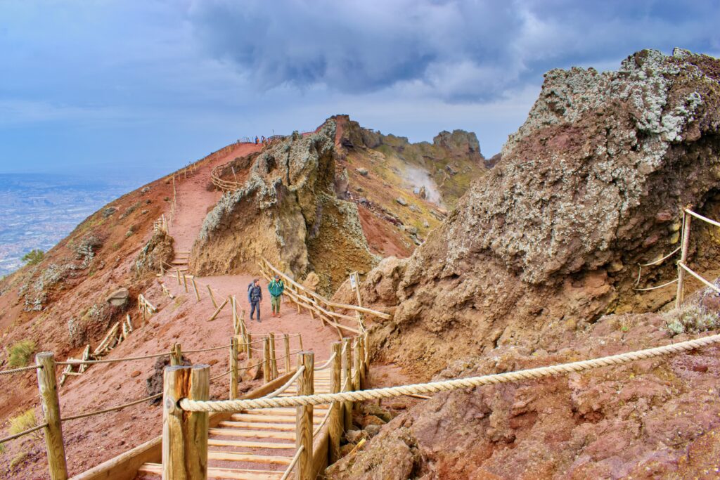 crater of Mount Vesuvius