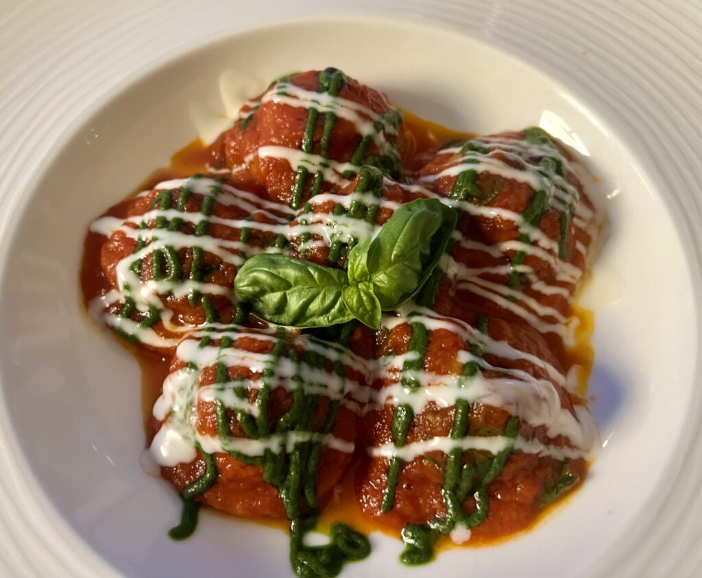 ravioli caprese