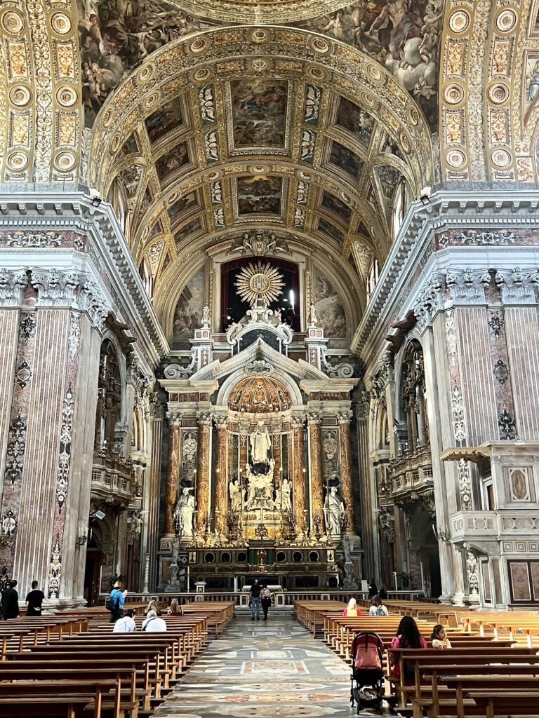 interior of Gesu Nuovo