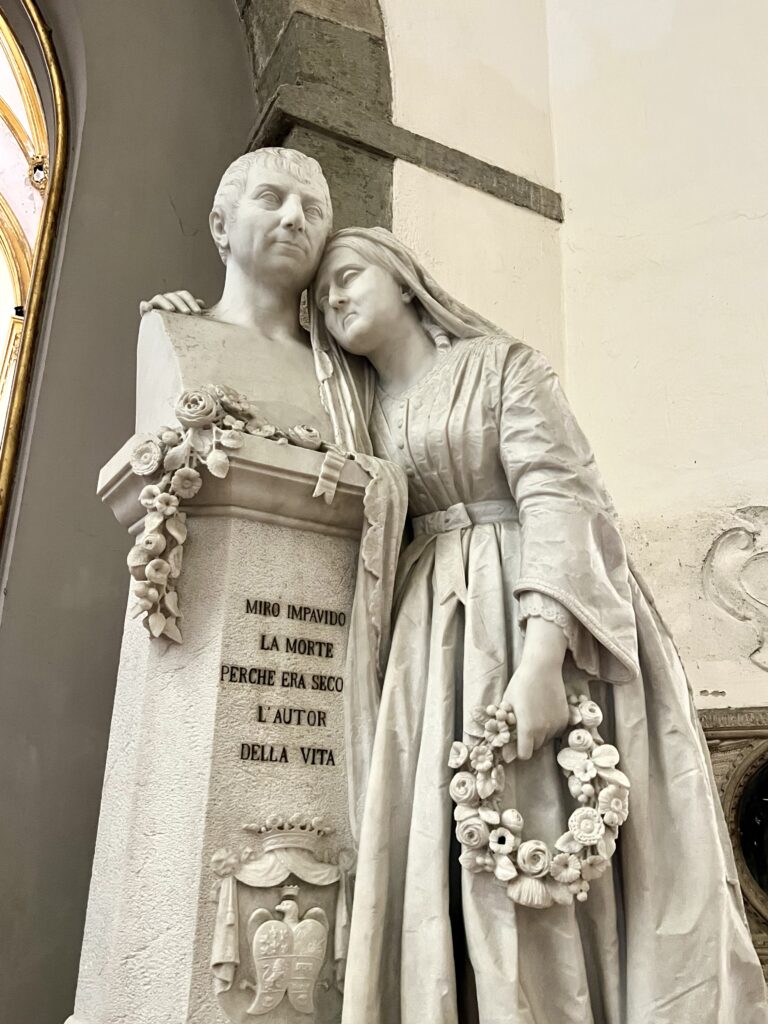 sculpture in San Domenico Maggiore 
