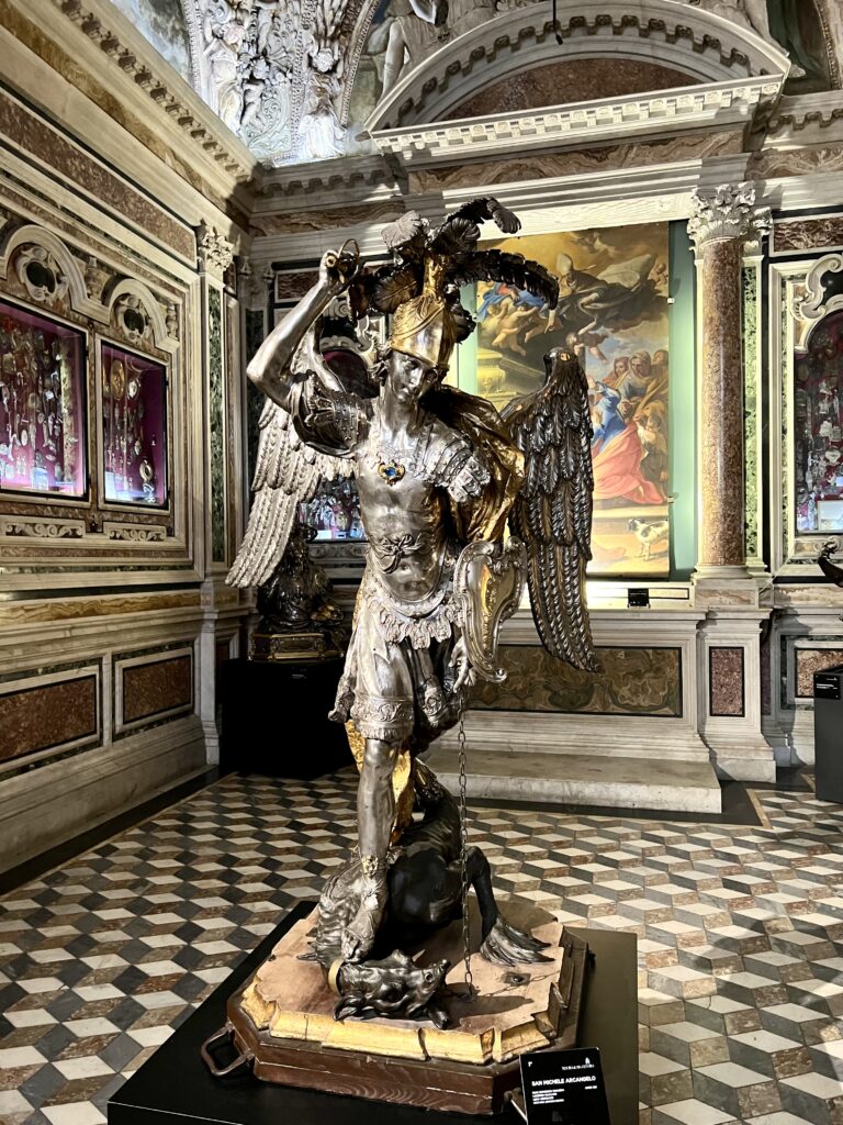 sculpture of Archangel Michael