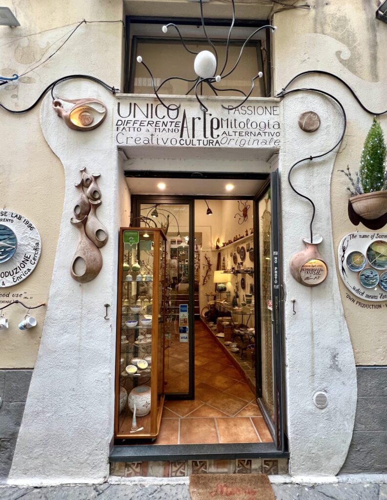 cute shop in Sorrento