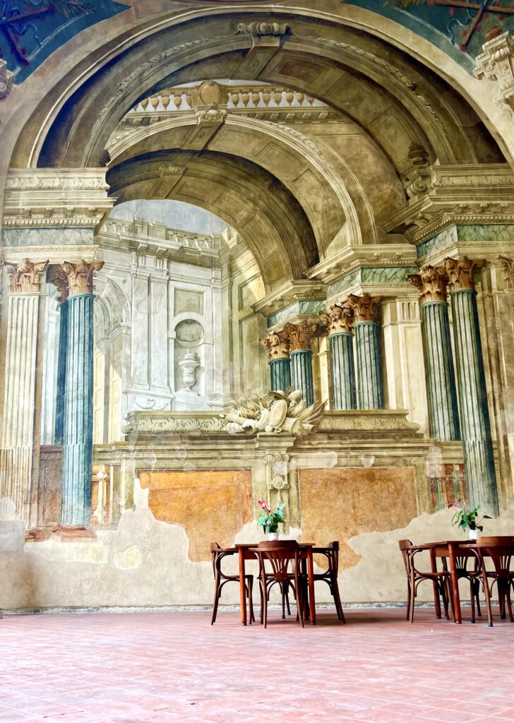 fresco in the historic center of Sorrento