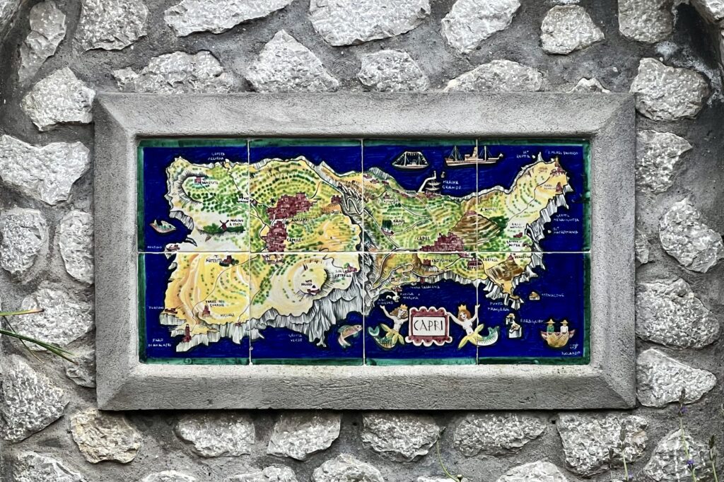 paint3d ceramic map of Capri