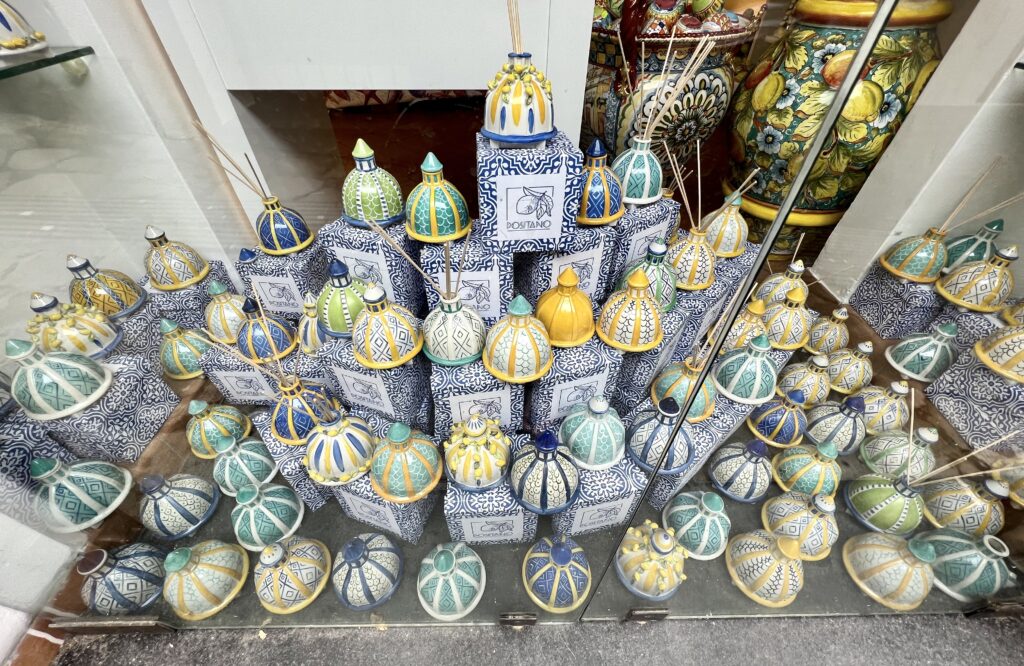 ceramics of Positano's iconic dome