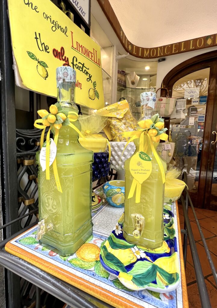 limoncello in Positano