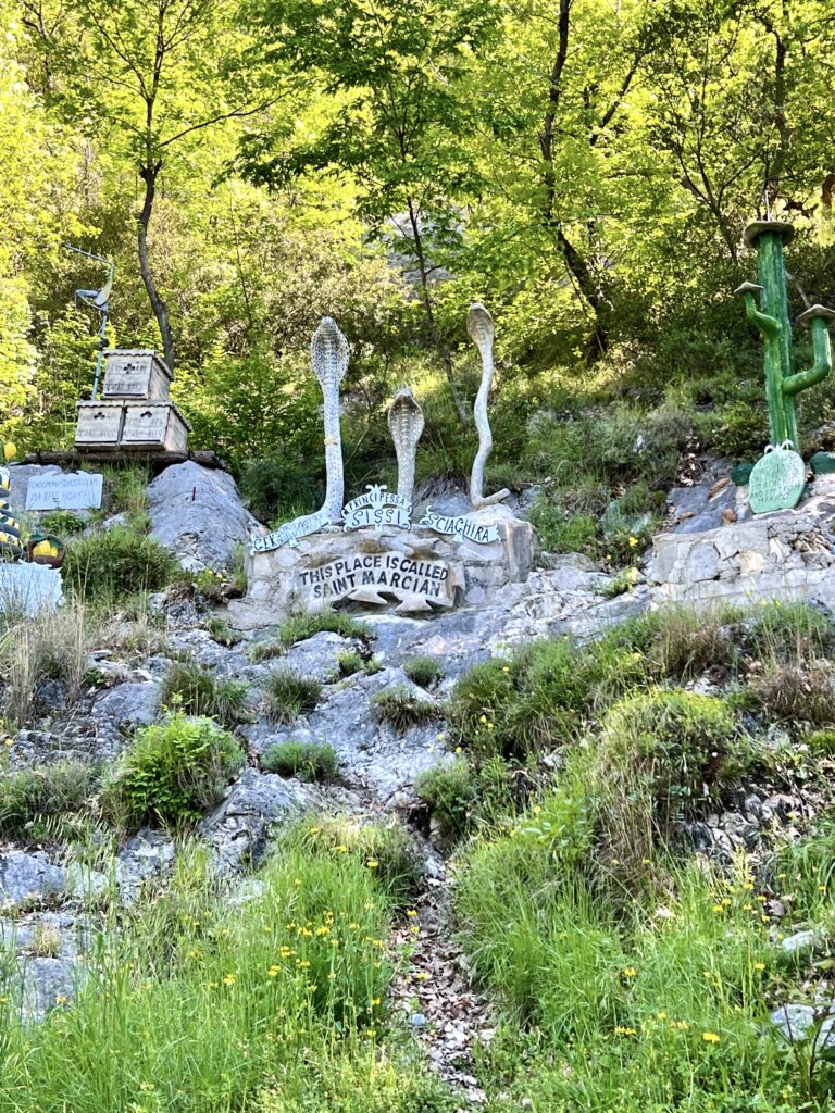 shrine on the Valle delle Ferriere trail