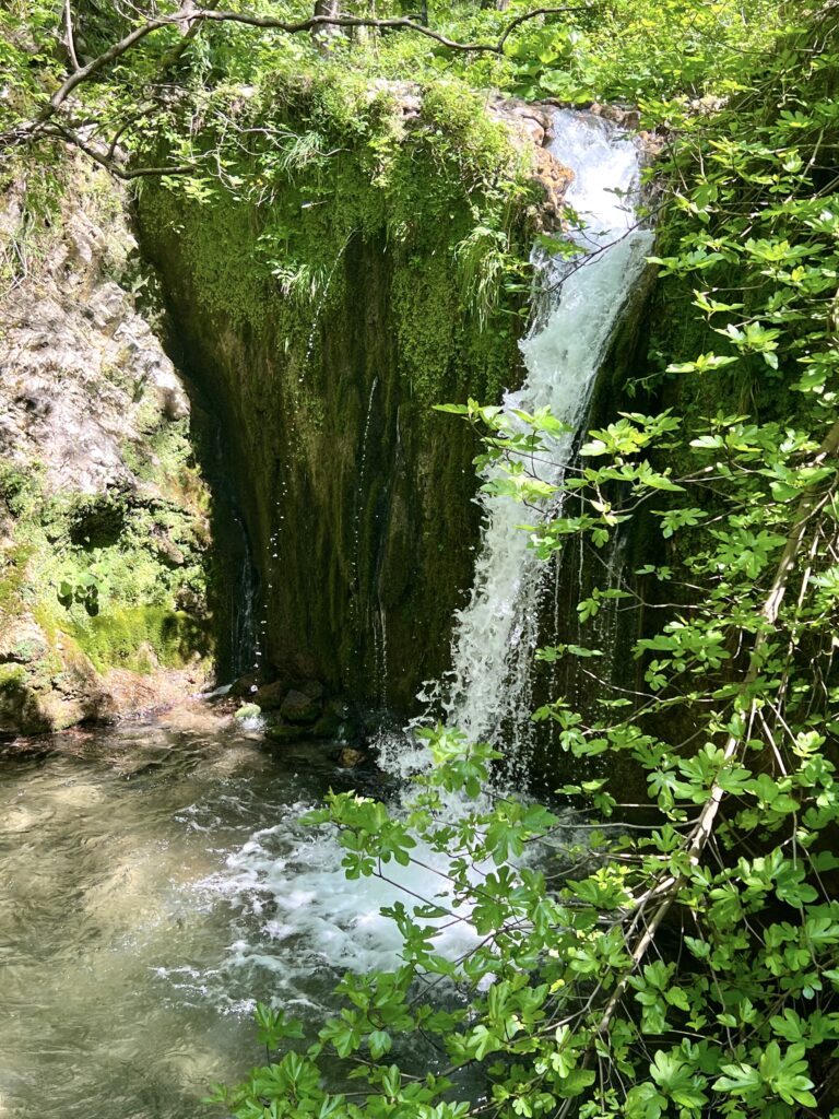 Canneto Waterfall on the Valle delle Ferriere trail
