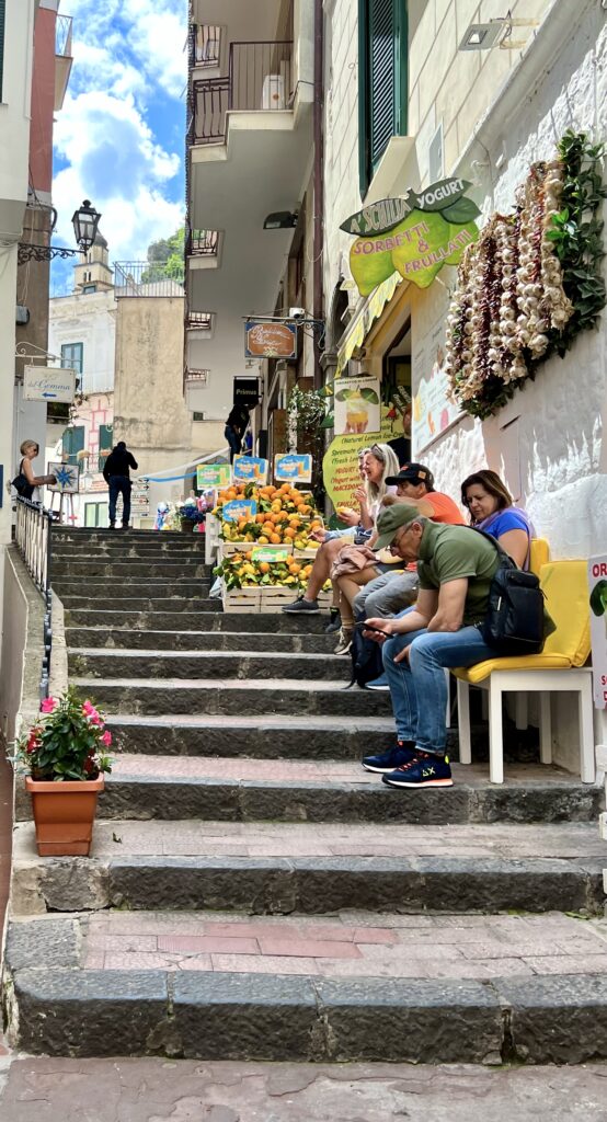 back street in Amalfi Town