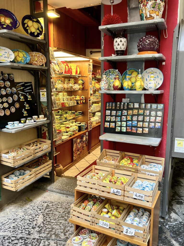 shop in Amalfi Town