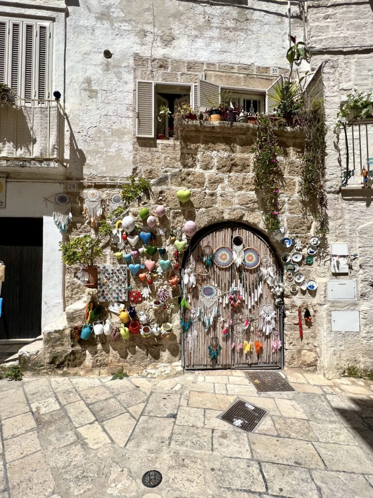 shop in the historic center